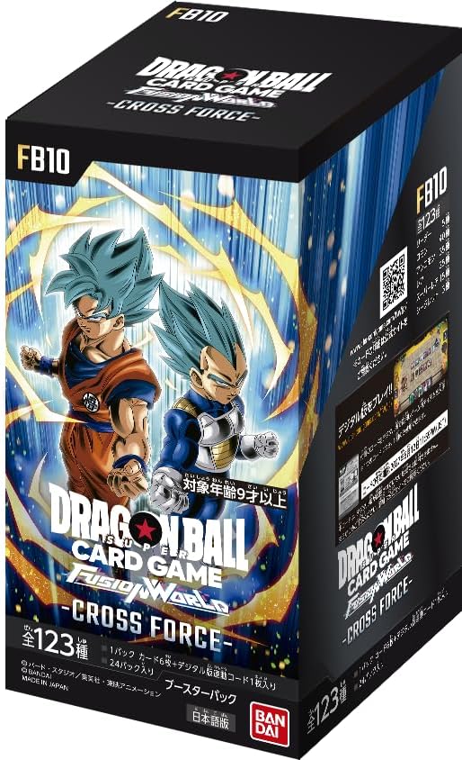 Bandai Dragon Ball Super Card Game Fusion World Cross Force Booster Box (FB10) - 24 Packs
