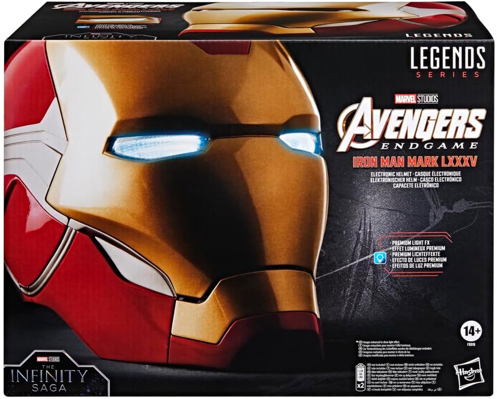 Avengers Marvel Legends Gear Life Size Prop Replica Endgame - Iron Man Mark LXXXV Helmet