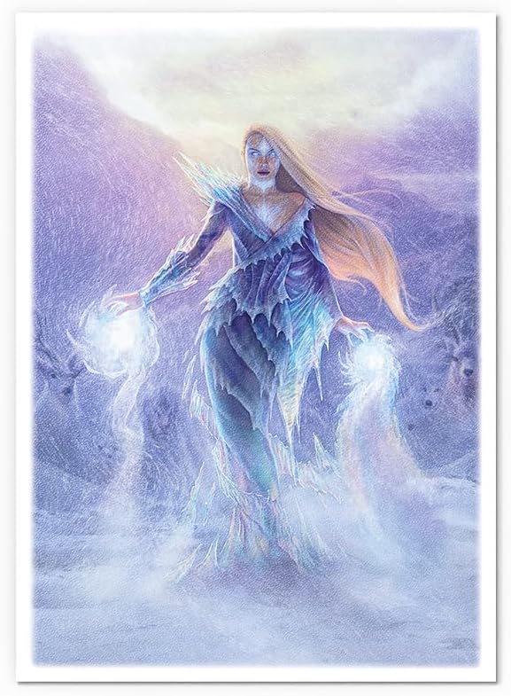 Dragon Shield | Flesh & Blood Art Sleeves | 100 CT - Smooth & Tough Premium TCG Sleeves | Compatible with Pokemon, One Piece & Magic the Gathering | Lyslander, Elemental Wizard