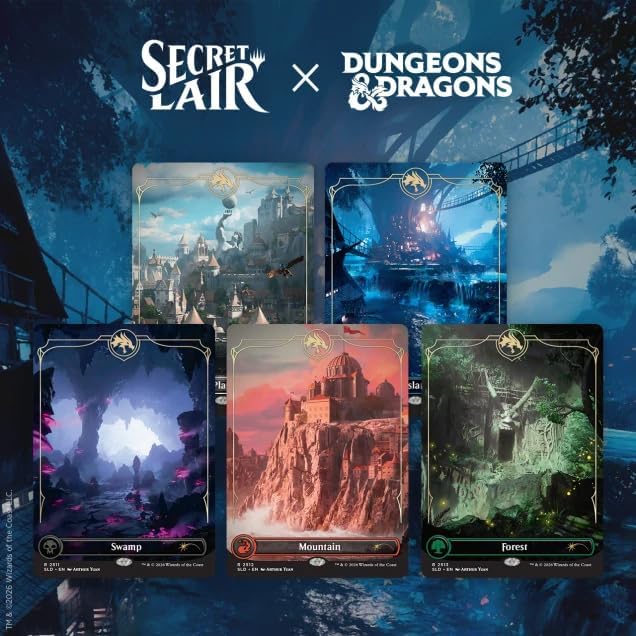 Magic: The Gathering Secret Lair x Dungeons & Dragons: Lands of the Forgotten Realms Non-Foil Edition