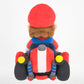 Sanei Boeki MKW01 Super Mario Kart World Mario Plush Toy W6.7 x D10.6 x H8.9 inches (W17 x D27 x H22.5 cm)