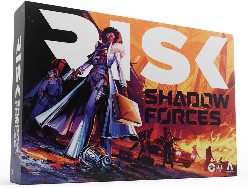 Hasbro Gaming Avalon Hill Risk Shadow Forces Strategy Board Game, War Games for Adults and Family, Ages 13 and Up, for 3-5 Players