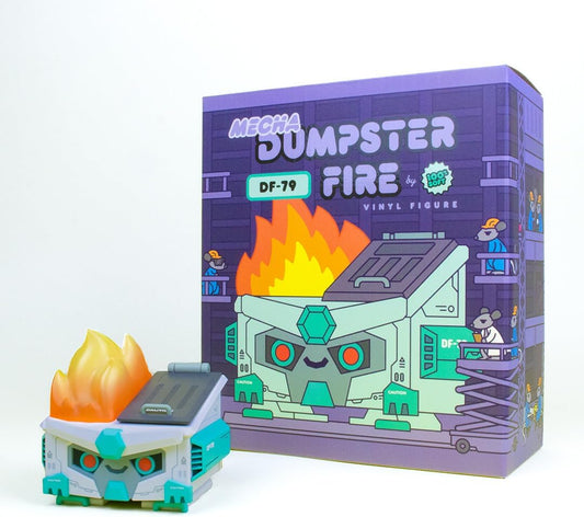 100% Soft Mecha Dumpster Fire Vinyl Figure (DF-079)