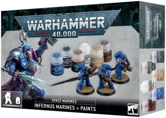 Games Workshop - Warhammer 40K - Space Marines - Infernus Marines + paints