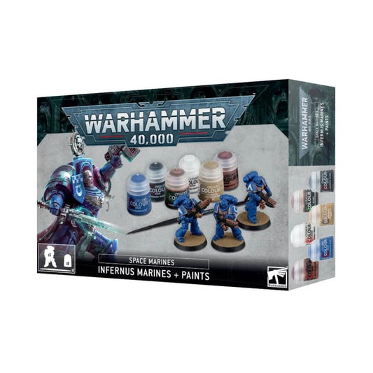 Games Workshop - Warhammer 40K - Space Marines - Infernus Marines + paints