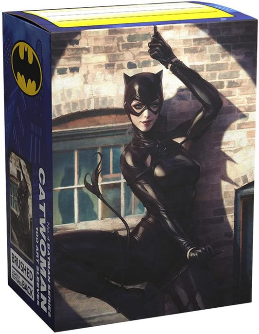 Dragon Shield Sleeves – Dragon Shield Limited Edition Brushed Art: Catwoman 100 CT - MTG Card Sleeves are Smooth & Tough - Compatible with Pokemon & Magic The Gathering Cards