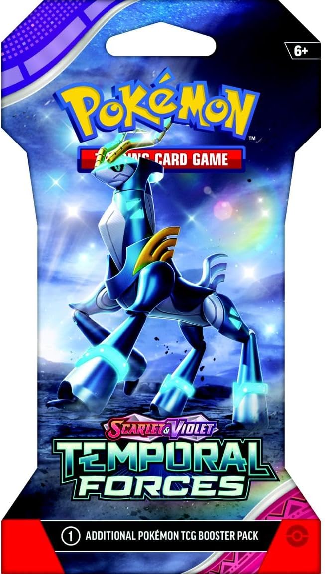 Pokemon TCG: Scarlet and Violet Temporal Forces Sleeved Booster Pack 8 Packs