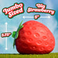 Squishy Extra Large Strawberry, Gag Gifts Funny Adult, Giant Stress Ball, Fidget Sensory Toy for Kids, ADHD Toys