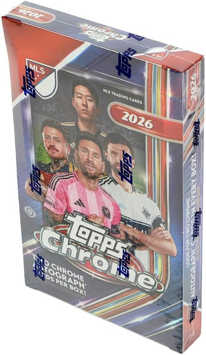 2026 Topps Chrome MLS Major League Soccer Hobby Box