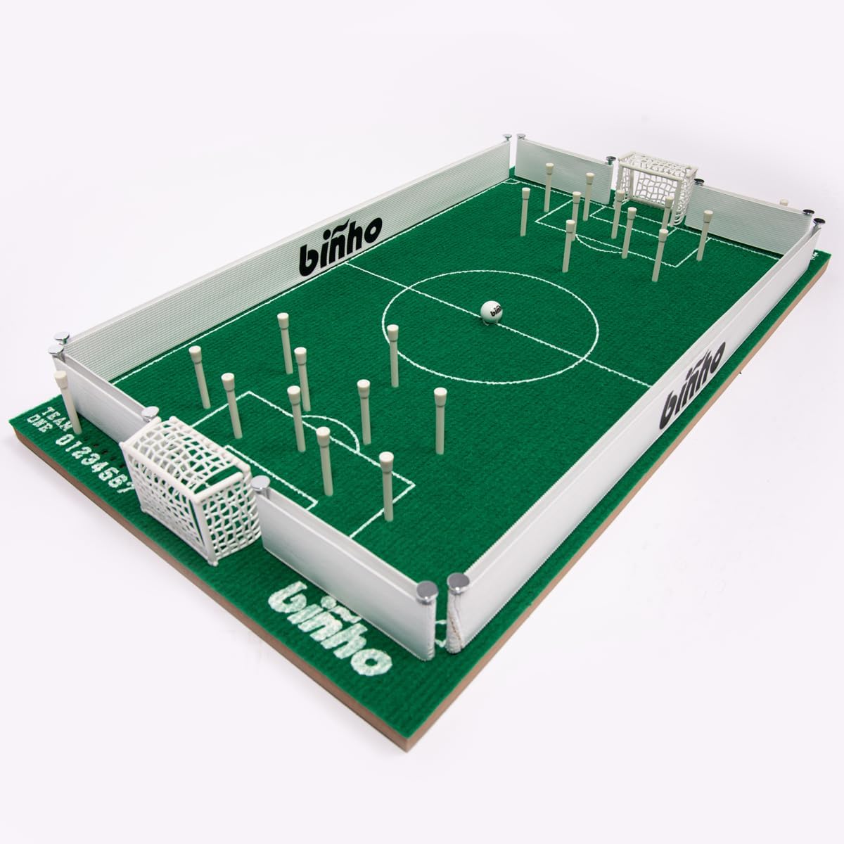 Binho Board OG Board Game - 2-Player Fast-Paced Finger Flicker Pinball Family Board Games - Portable Tabletop Sports Game Set for Any Occasion