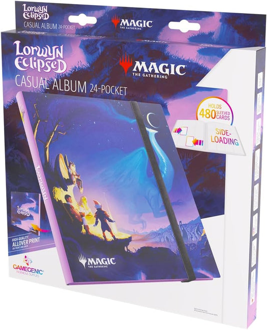Gamegenic Magic: The Gathering Lorwyn Eclipsed Casual Album 24-Pocket - Lorwyn Eclipsed Design, Holds 480 Double-Sleeved Cards, Side-Loading Pages & Elastic Strap
