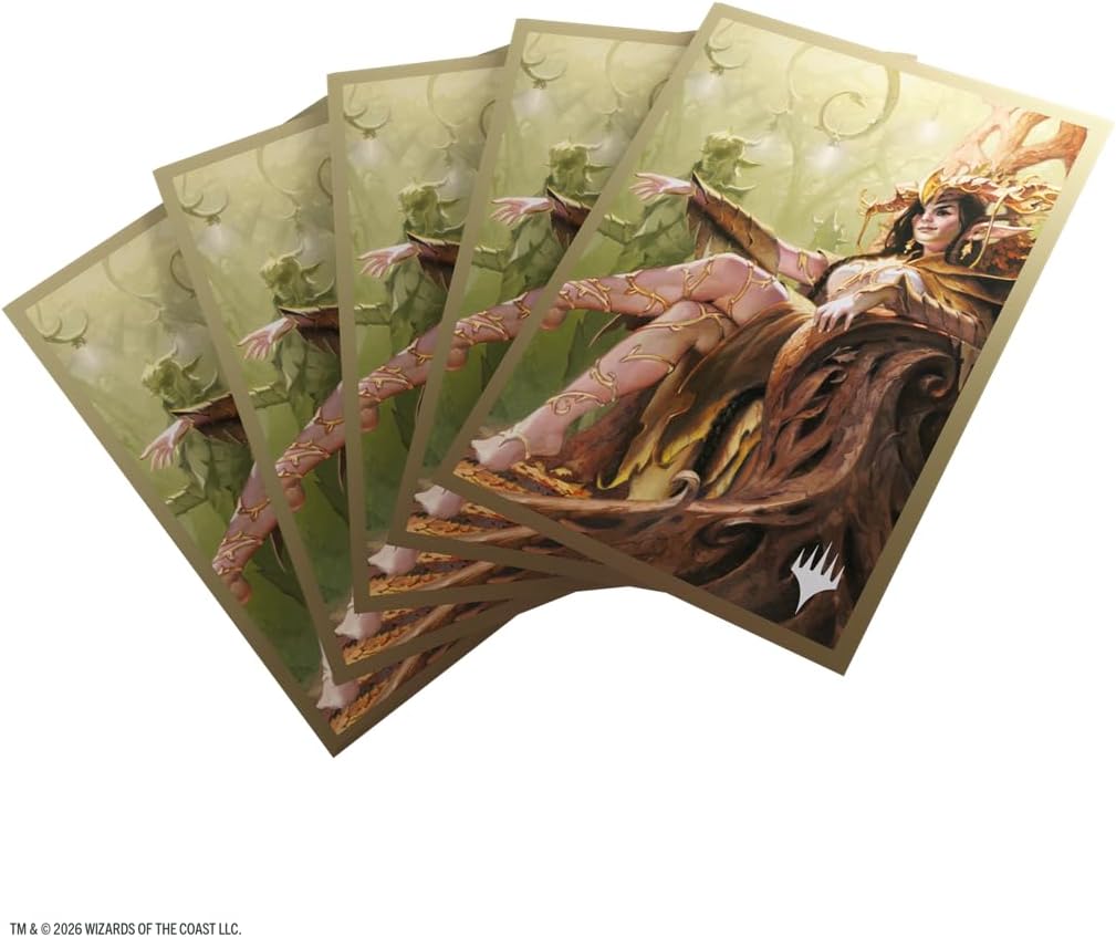 Gamegenic Magic: The Gathering Lorwyn Eclipsed Premium Art Sleeves - High Perfect Morcant Design, 105 Textured Matte Sleeves, Smooth Shuffle & Card Protection, Full-Color, Acid-Free, PVC-Free