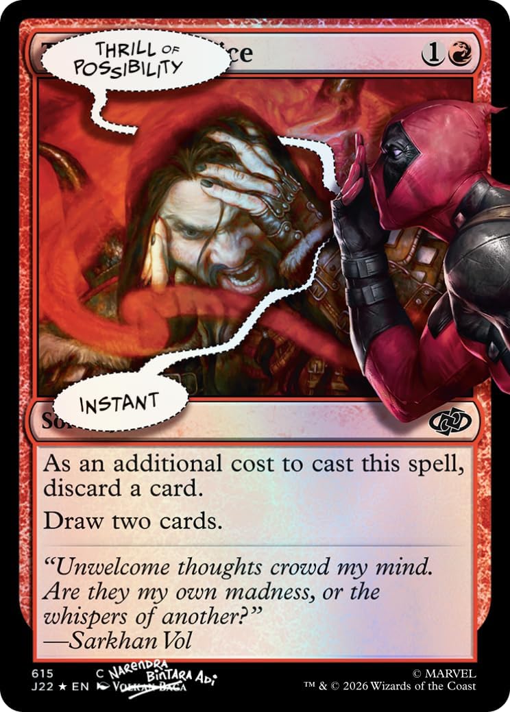 Magic: The Gathering Secret Lair x Marvel's Deadpool: I Fixed It (You're Welcome) Traditional Foil Edition