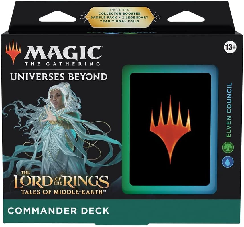 Magic The Gathering The Lord of The Rings: Tales of Middle-Earth Commander Deck Bundle – Includes All 4 Decks