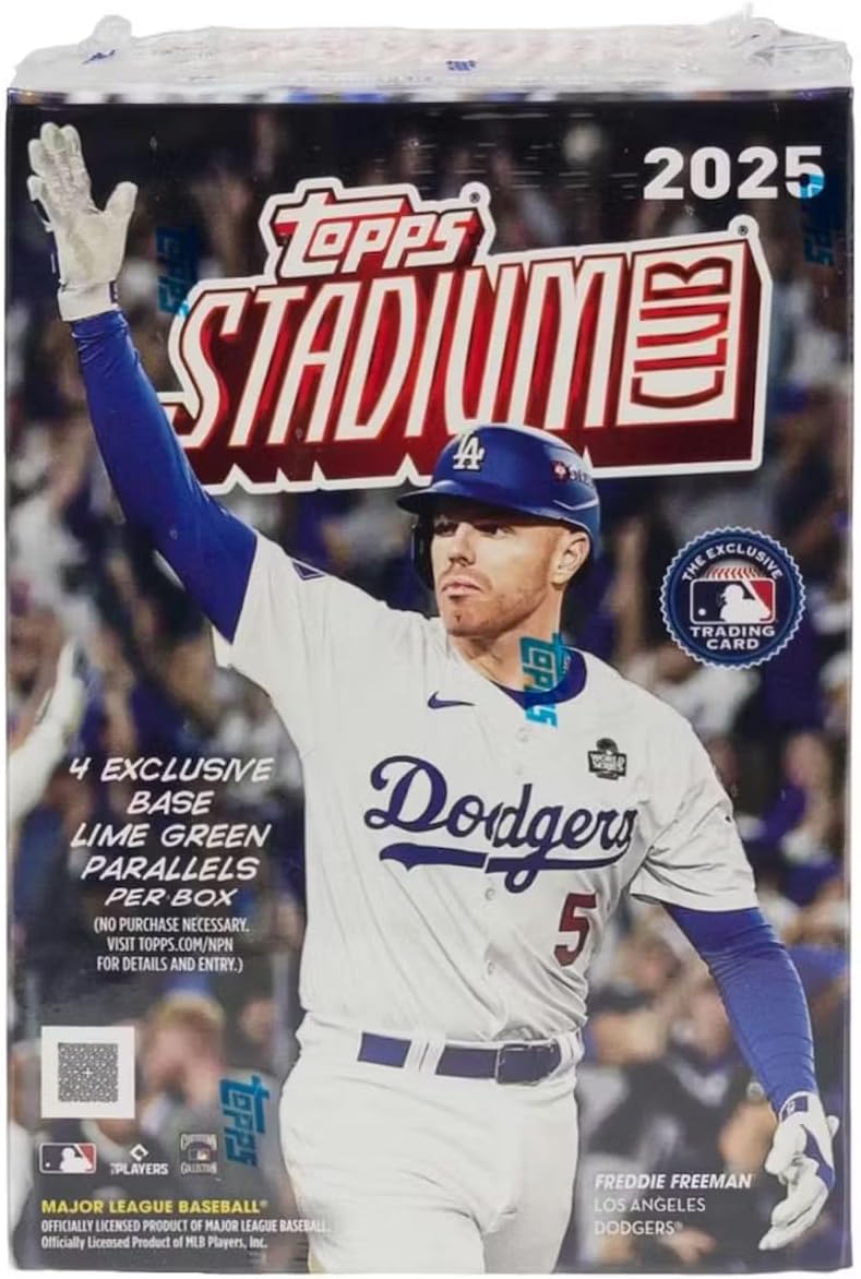 2025 Topps Stadium Club Baseball 8-Pack Blaster Trading Card Box (1 Sepia Parallel Per Box)
