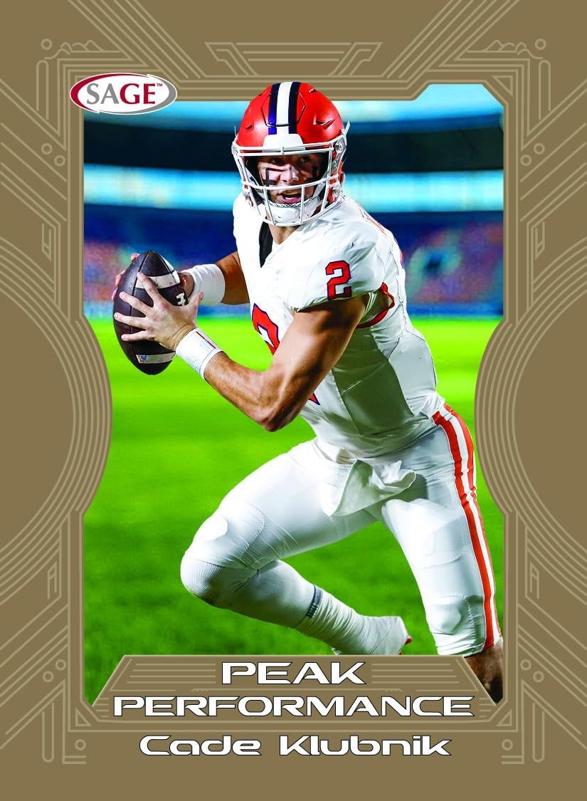 2026 Sage High Series Football Trading Card Blaster Box (3 Autographs Per Trading Card Box)