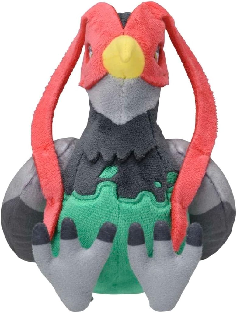 Pokemon Center: Unfezant (Male) Sitting Cuties Plush, 5 ¼ Inch