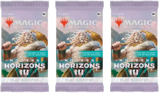 3 Packs MTG Play Booster Pack Lot MTG Modern Horizons 3