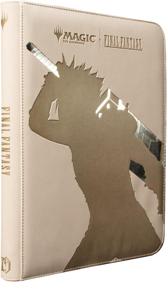 Ultra PRO - Final Fantasy x Universes Beyond Cloud, Ex-SOLDIER 9-Pocket Premium Zippered PRO-Binder for Magic: The Gathering | TCG Card Collector Album, MTG Binder, Final Fantasy Card Binder