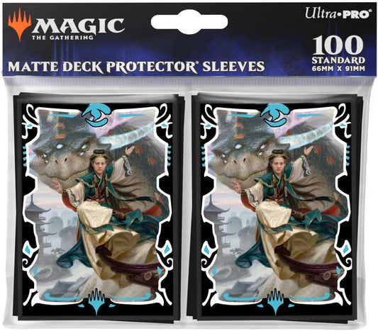 Ultra PRO - Tarkir Dragonstorm Shiko and Narset, Unified (Jeskai Striker Commander Deck) 100ct Deck Protector Sleeves for Magic: The Gathering | Magic Gathering Accessories MTG Card Protection TCG