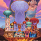 Ravensburger Disney Castle Puzzle: Jasmine Edition | 1000-Piece Jigsaw | Unique Softclick Technology | Agrabah Palace Theme | FSC Certified