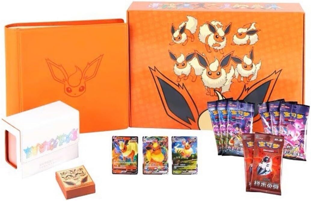 Pokemon Card Game Eevee GX Collection Box (Chinese) - Flareon