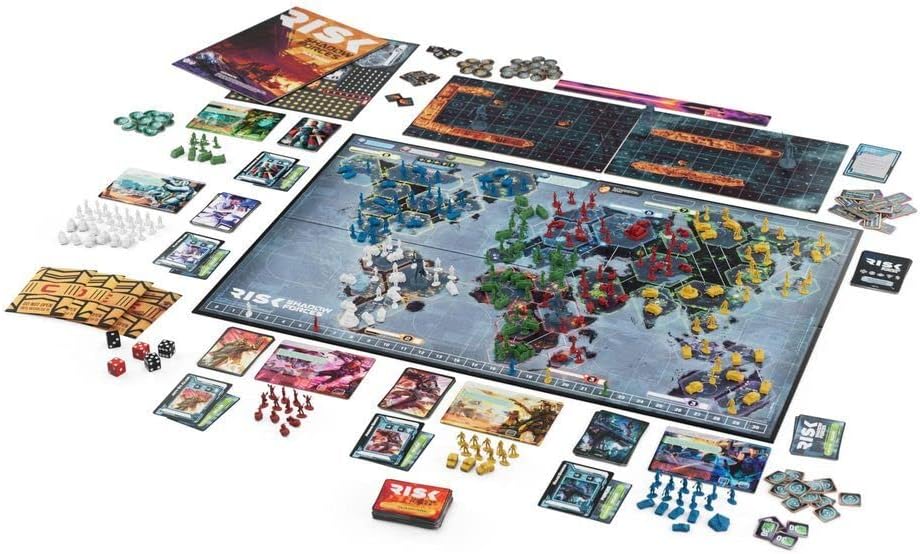 Hasbro Gaming Avalon Hill Risk Shadow Forces Strategy Board Game, War Games for Adults and Family, Ages 13 and Up, for 3-5 Players
