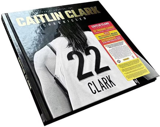 2025 Panini Caitlin Clark Chronicled Trading Card Collection and Keepsake (Look for The Exclusive Red Holo and Red Cracked Ice Parallels)