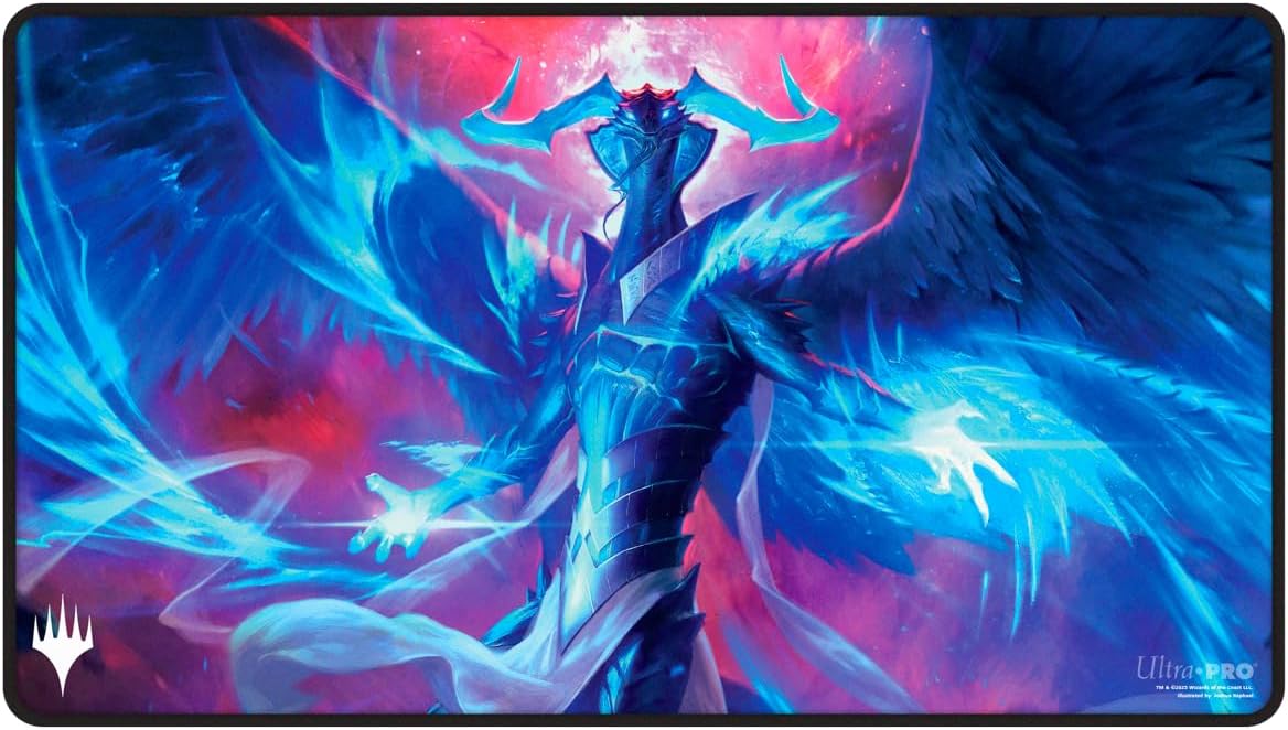 Ultra PRO - Tarkir Dragonstorm Ugin, Eye of The Storms Black Stitched Playmat for Magic: The Gathering | Gaming Table Mat, Card Game Accessory, TCG Playmat, Tabletop Gaming Mat