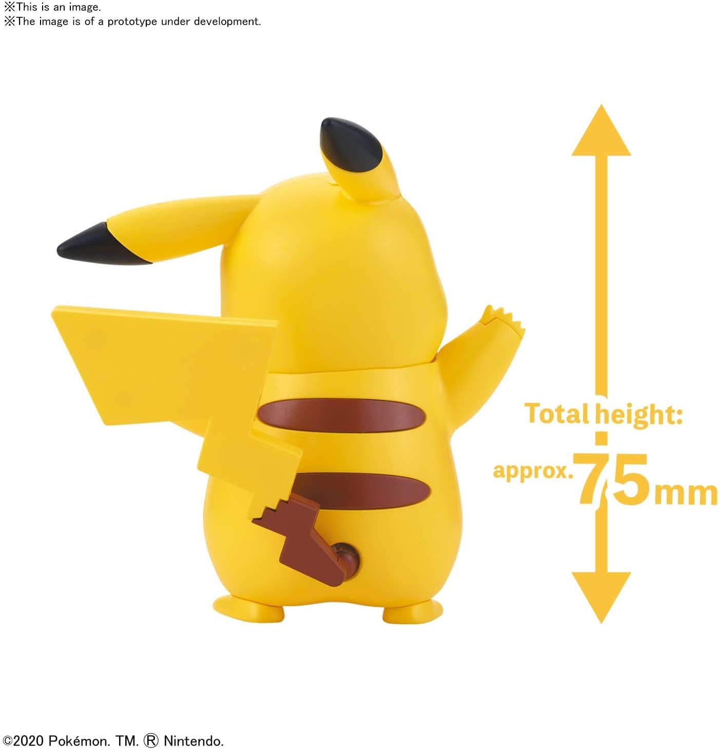 Bandai Hobby - Pokémon - 01 Pikachu, Bandai Spirits Pokémon Model Kit Quick!!