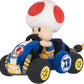 Sanei Boeki MKW01 Super Mario Kart World Toad Plush Toy W6.7 x D10.6 x H8.5 inches (W17 x D27 x H21.5 cm)