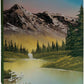 Ultra PRO - Bob Ross Mountain Retreat 9-Pocket Zippered PRO-Binder, Trading Card Collectors Organized Gaming Accessories Artistic Storage Premium Binder Bob Ross Art-Inspired Side-Loading Album