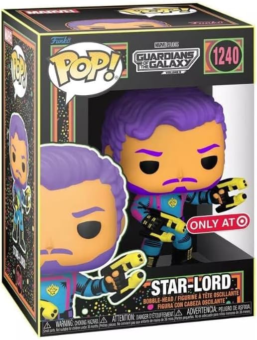 Funko POP! Blacklight Star-Lord Marvel Guardians of The Galaxy Vol. 3 Exclusive