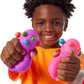 Schylling NeeDoh Panic Pete - Sensory Squeeze Toy - Popping Eyes, Ears & Nose - 4" Tall - Color May Vary (Pack of 1)