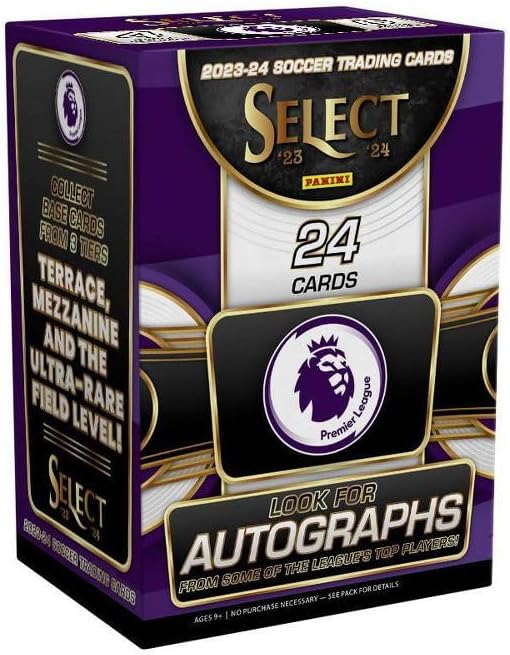 2023-24 Panini Select Premier League Soccer Trading Cards Blaster Box