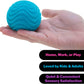Schylling NeeDoh Fuzz Ball Wonder Waves - Squeeze Toy with a Velvet Texture and Soft Cloud Squish - 2.25" Ball - Color May Vary (Pack of 1)
