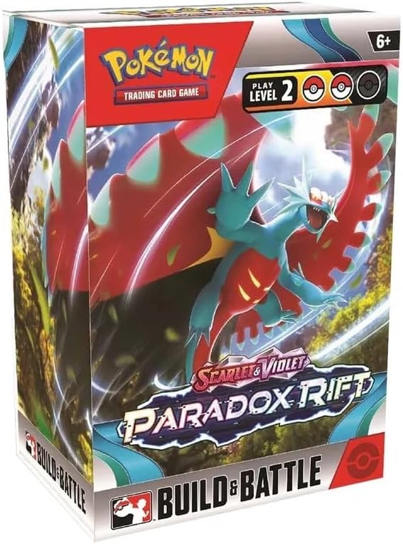 Pokemon: Scarlet & Violet 4: Paradox Rift Booster Build & Battle Box -  4 Packs, Promos