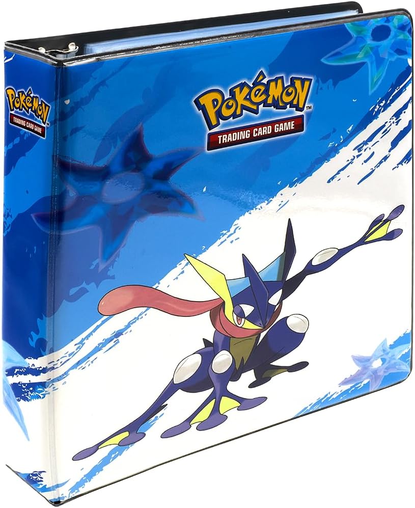 Ultra PRO - Greninja 2” Album for Pokémon, Trading Gaming Card Organizer Accessory Storage Low-friction Non-PVC Acid-free Protection Binder Solution Vibrant Artwork