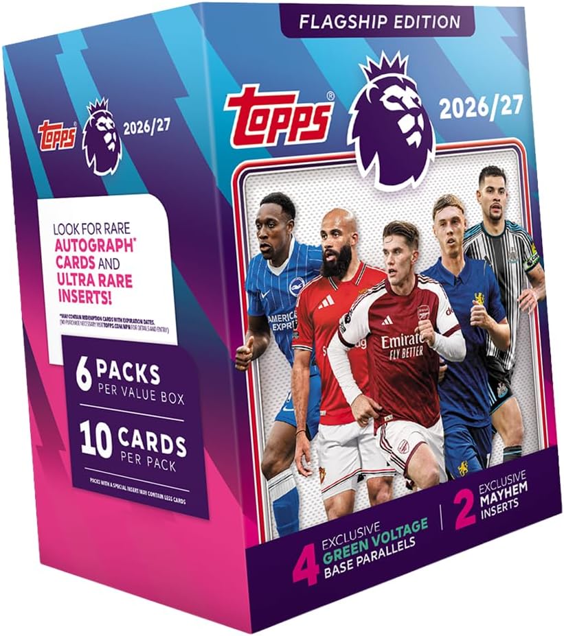 2026/27 Topps Flagship Premier League Value Blaster Box