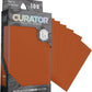 Curator® Tournament TCG Matte Sleeves - Standard Size (66x91mm) w/Black Backs - Non-PVC - “Sienna” (Red) Palette Series - Compatible with Magic, Pokemon, Lorcana, Riftbound, One Piece