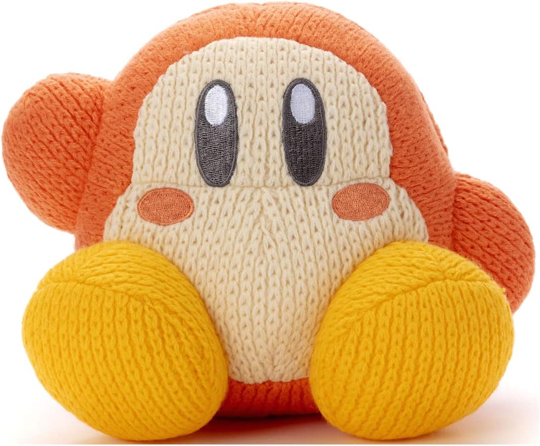 Takara Tomy 8 Inch Plush Knitted Waddle Dee Kirby