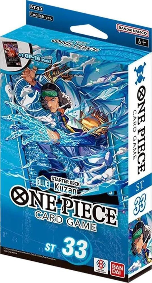 One Piece Card Game Card Game Starter Deck - ST-33 Blue Kuzan