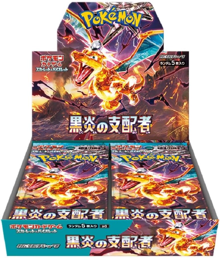 Pokemon TCG Ruler of the Black Flame SV3 Booster Box (Japanese) - 30 Packs