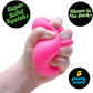 Schylling NeeDoh Nice Cube Glow - Squeeze Toy with a Super Solid Squish - Glows in The Dark - 2.25" Cube - Color May Vary