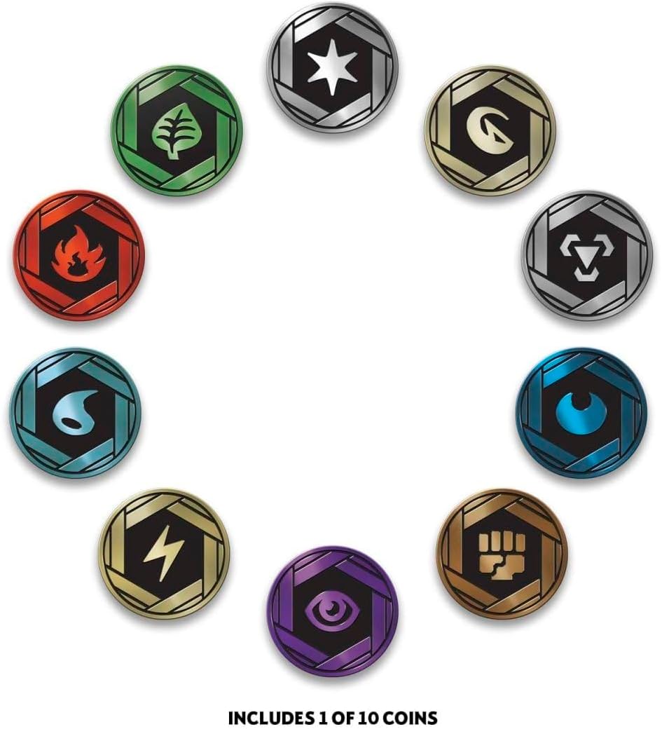 Pokemon TCG: Scarlet & Violet—151 Mini Tin – Meowth and Hitmonchan (2 Booster Packs, 1 Coin & 1 Art Card)