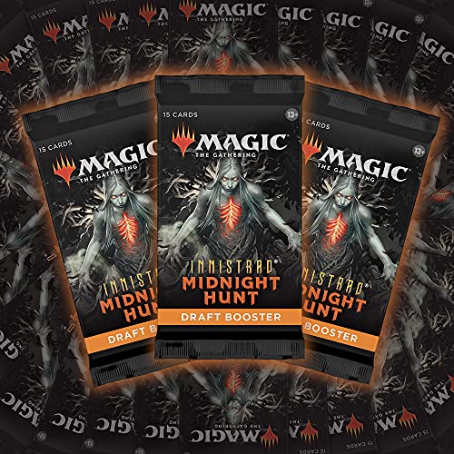 Magic: The Gathering Innistrad: Midnight Hunt Draft Booster Box | 36 Packs (540 Magic Cards)