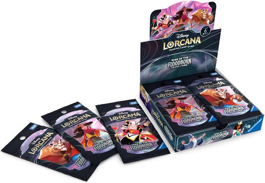 Takara Tomy Disney Lorcana TCG Booster Box - Floodborn Chaos (Japanese) - 16 Packs
