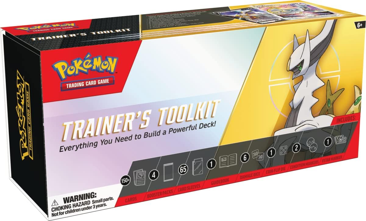 Pokemon TCG: Trainer’s Toolkit 2023 - 4 Packs, Promos, Accessories