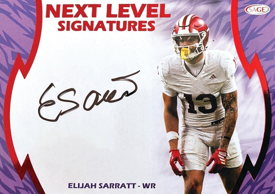 2026 Sage High Series Football Trading Card Blaster Box (3 Autographs Per Trading Card Box)