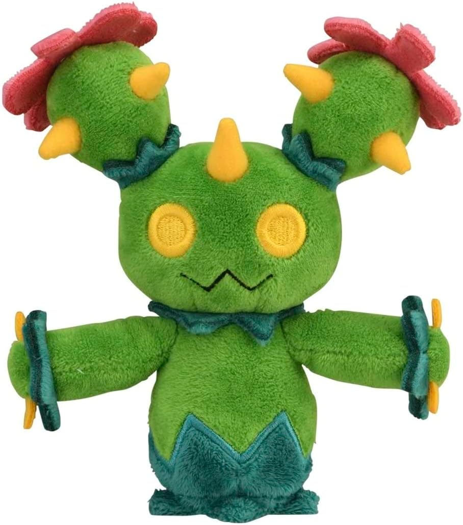 Pokemon Center: Maractus Sitting Cuties Plush, 6 Inch